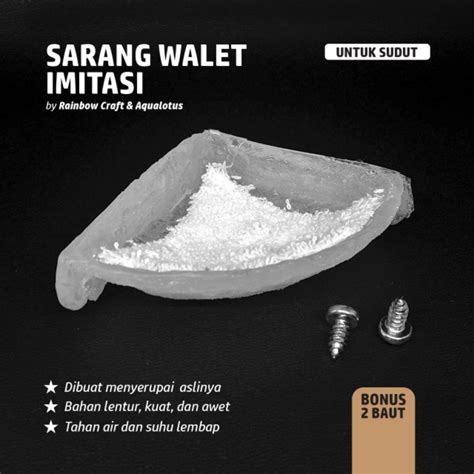 Jual Sarang Sudut Sarang Walet Imitasi Sudut Sarang Walet Palsu