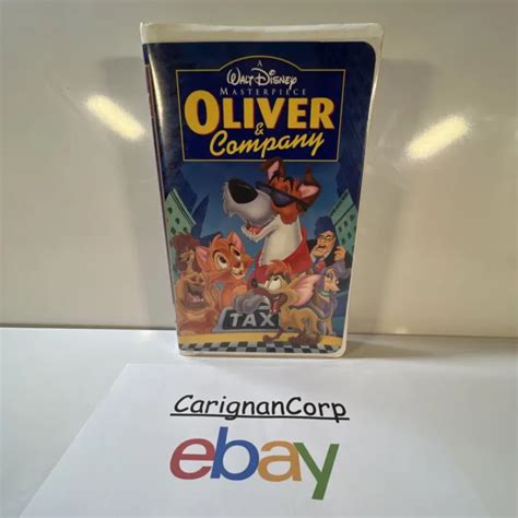 OLIVER COMPANY Walt Disney Masterpiece Collection VHS 7897 Sorti En