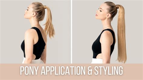 How To Put In A Clip In Ponytail Extension Step By Step Tutorial