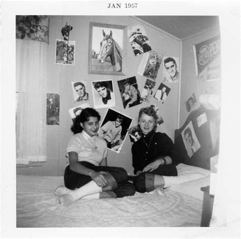 A Couple Of Elvis Fans 1957 Thewaywewere