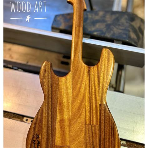 Дъска за рязане и сервиране “Китара“ Тип Фендер Big | Milanov Wood Art