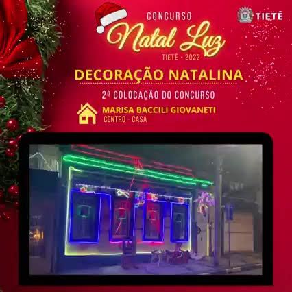 Concurso Natal Luz Decora O Natalina Colocado Youtube