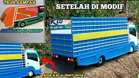 Modif Miniatur Truk Sampah Jadi Truk Sulawesi Super Panjang Truk