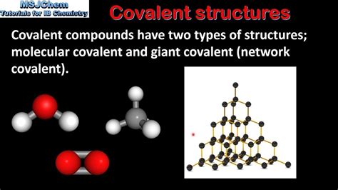 Physical Properties Of Molecular And Giant Covalent Structures IGCSE