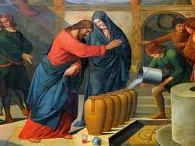 Jesus Christ and Christian Pictures: Jesus Changes Water Into Wine in ...