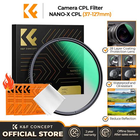 K F Concept Cpl Filter Layer Circular Polarizing Filter Multi Coated