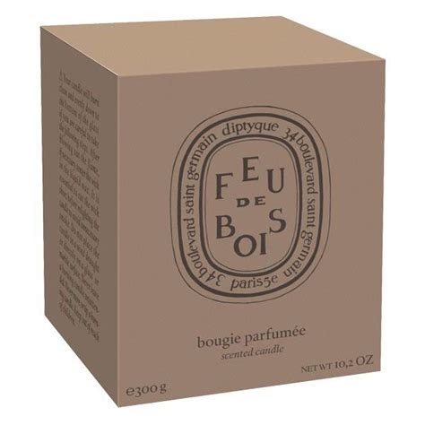 Diptyque Feu De Bois Grey Color Scented Candle 300 G