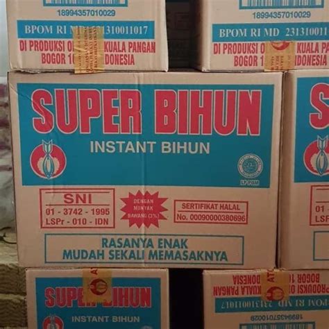 Jual Super Bihun Kuah Karton Isi Bungkus Super Bihun Instan