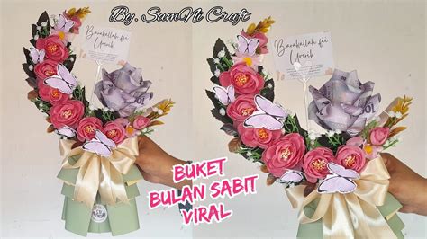 Buket Bulan Sabit Viral Buket Terbaru 2023 Buket Bunga Artificial