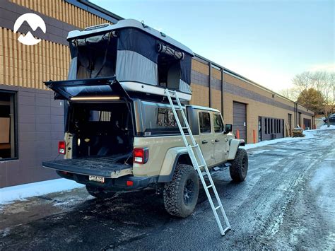 Jeep Gladiator Jt With Leitner Designs Bedrack And Ikamper Skycamp X