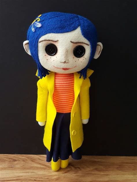 MADE TO ORDER 15 Handmade Coraline Inspired Art Doll Coraline muñeca