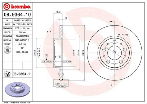 Kit Dischi E Pastiglie Freno Ant E Post BREMBO ALFA ROMEO BRERA 159 Bdc