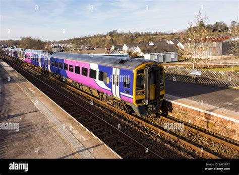 Southbound Carlisle To Leeds Northern Rail Class 158 Diesel Multiple Unit Passenger Train