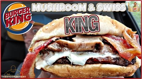 Burger King® Mushroom And Swiss King™ Review Youtube