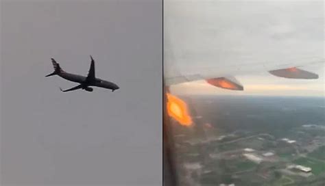 American Airlines Plane Catches Fire After Bird Strike Makes Emergency