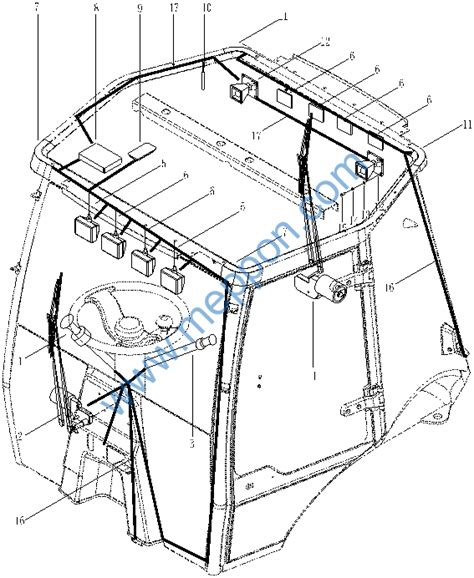 SINOMACH CHANGLIN WZ30 25C Backhoe Loader Parts Catalog 2012 27