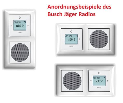 Busch Jäger Unterputz UP Digitalradio 8215 U Kaufland de