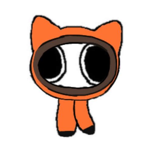 An Orange Cat With Big Eyes And A Scarf