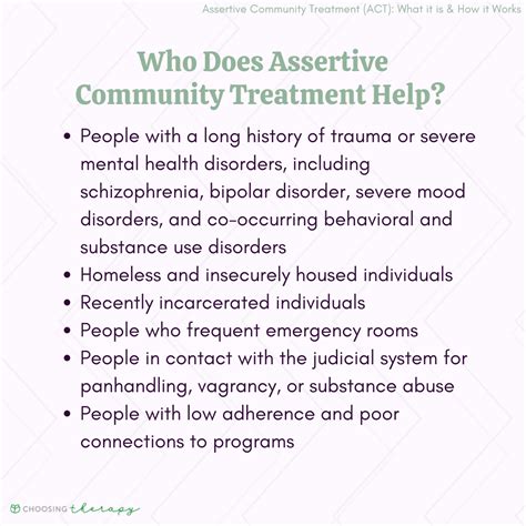 What Is Assertive Community Treatment