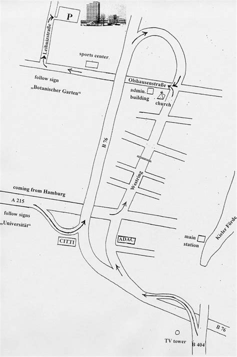 Adressen Lageplan Botanisches Institut Und Botanischer Garten