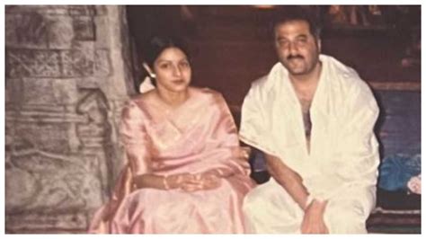 Boney Kapoor Misses Late Wife Sridevi On Wedding Anniversary Shares A