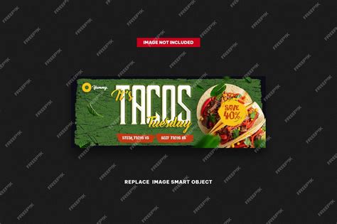 Premium Psd Tacos Facebook Cover