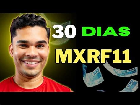 Dias Investindo No Mxrf Quanto Recebi Youtube