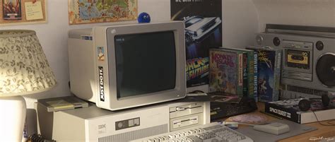 Nostalgic Ibm Pc 1991 3d Uncategorizedcoolvibe Digital Art