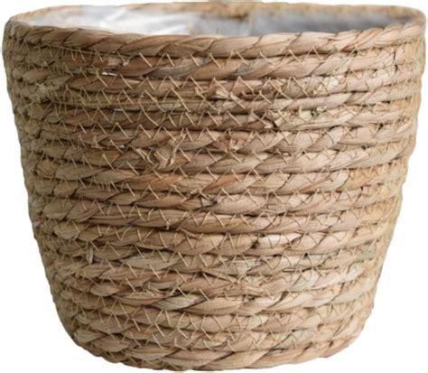 Sangda Seagrass Basket Planters Flower Pots Cover Storage Basket Plant Containers