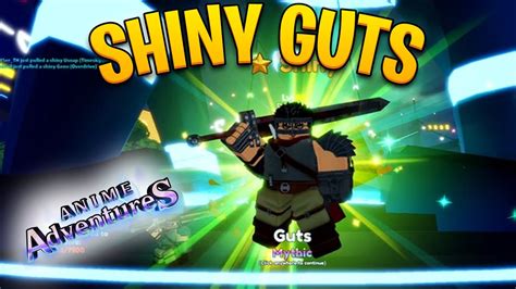 Shiny Hunting For Shiny Guts In Anime Adventures Update Youtube