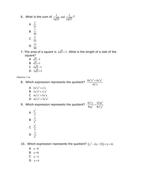 Solution Algebra Ii Practice Test Studypool