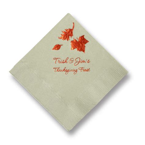 Personalized Stationery Blog – » Blog Archive Personalized Thanksgiving Napkins help us embrace ...