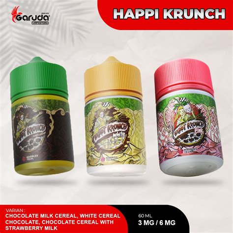 Jual Happi Krunch Liquid By Wise Juice 60ml Bercukai Shopee Indonesia