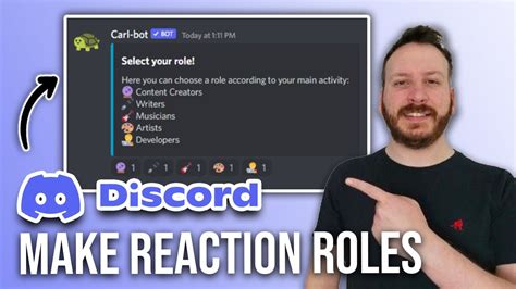 How To Make Reaction Roles On Discord Youtube