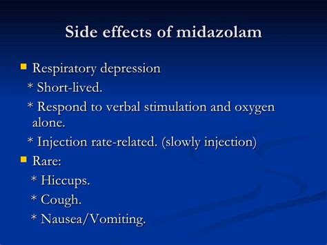 Midazolam in er 1