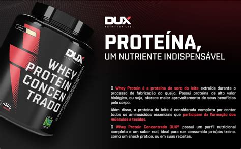 Dux Nutrition Whey Protein Concentrado Chocolate 450g Br