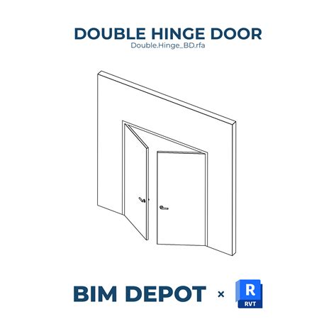 Double Swing Door - Revit Door Family – BIM Depot