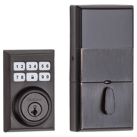 99100 083 Kwikset Smartcode 910 Modern Contemporary Door Deadbolt W Z Wave Plus 500 Chipset