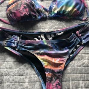 Volcom Swim Volcom Bikini Size Small Multicolored Poshmark