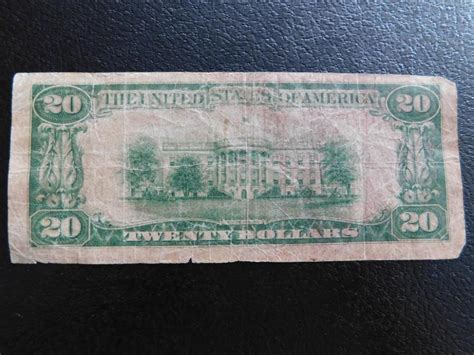 Sold Price 1929 Twenty Dollar Bill National Currency Bank Note Numismatic Collectible