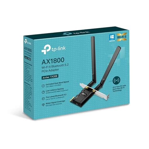 Adaptador Wifi Bluetooth Tp Link Archer Tx E Ax