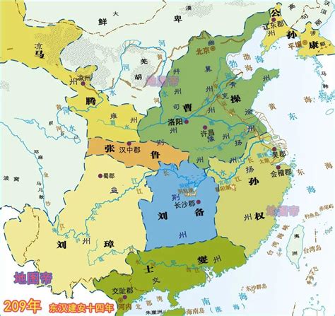 地图上的三国（15幅地图） 知乎