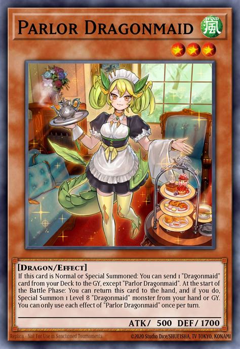 Parlor Dragonmaid Yu Gi Oh Card Database Ygoprodeck