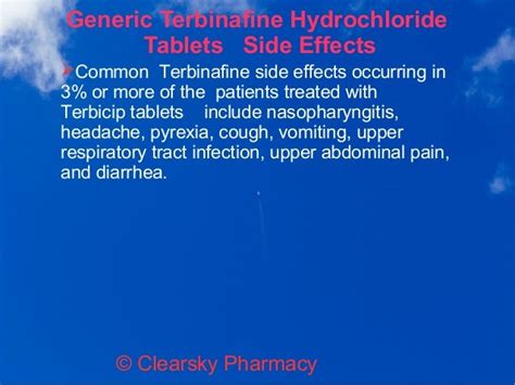 Generic Terbinafine Hydrochloride Tablets