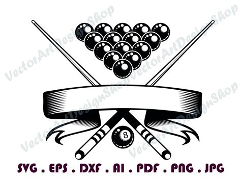 Billiards 1 Svg Bundle Snooker Svg Pool Svg Billiards Etsy