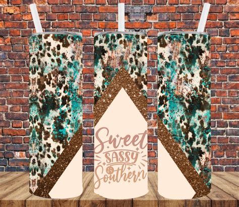 Sweet Sassy And Southern Tumbler Wrap Sublimation Transfers Crafty Bucks