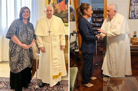 Papa Francisco Se Reuni Con X Chitl G Lvez Y Claudia Sheinbaum En El