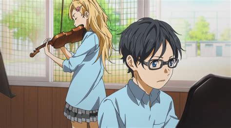 Your Lie In April Shigatsu Wa Kimi No Uso Kaori Miyazono And Arima Kousei Image Abyss