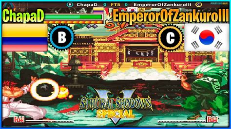 Samurai Shodown V Special Chapad Vs Emperorofzankuroiii Colombia Vs