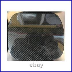 Carbon Fiber Fuel Tank Cap Oil Gas Cover Trim Dry Fit For Cadillac ATS